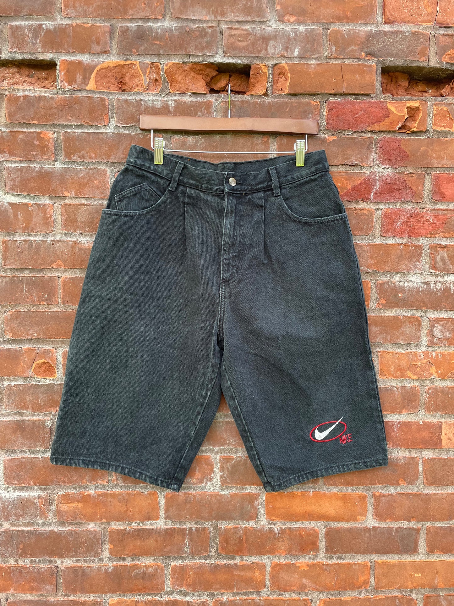 90s Nike Bootleg Denim Shorts