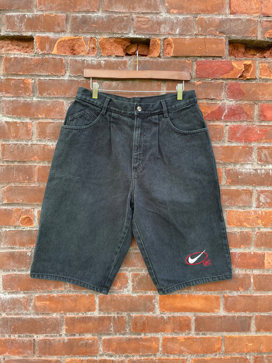 90s Nike Bootleg Denim Shorts