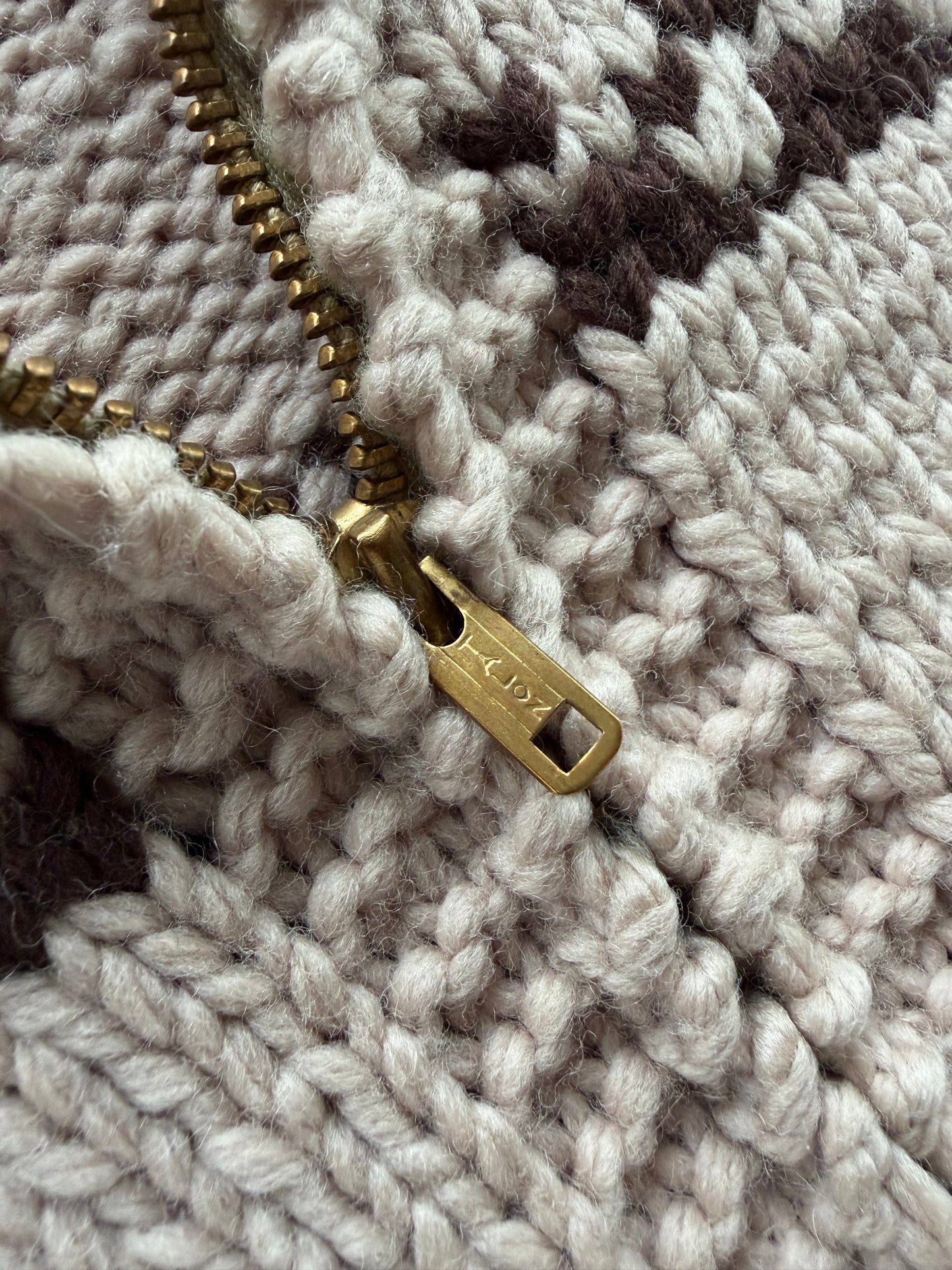 Vintage 50s Cowichan Reindeer Cardigan