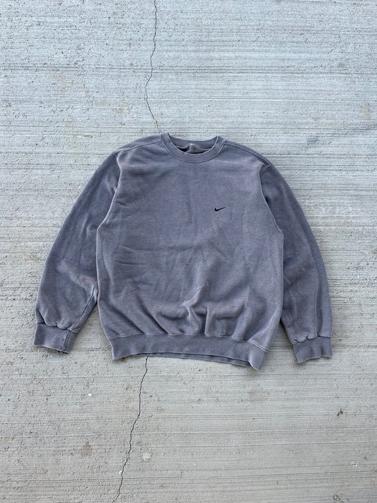 90s Dark Grey Nike Crewneck