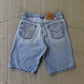 Vintage 1996 Levi’s 550 Orange Tab Denim Shorts