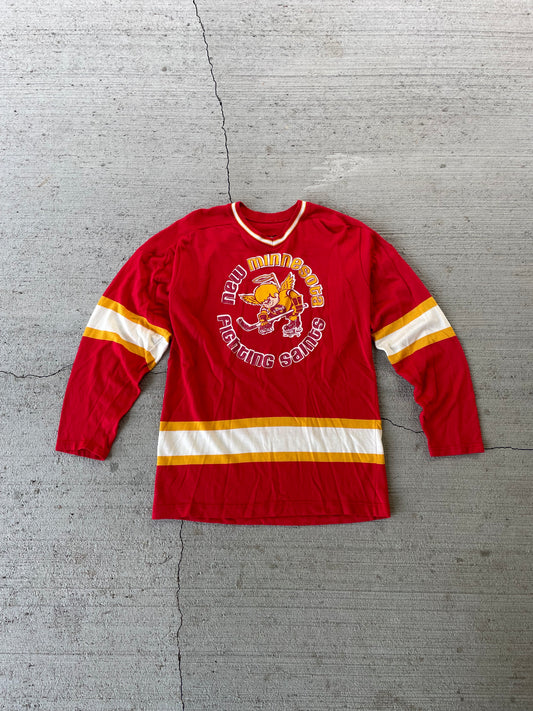 70s New Minnesota Fighting Saints Hockey Jersey