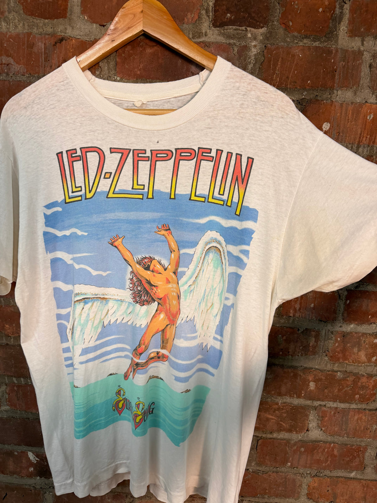 Vintage 1980s Led Zeppelin Swan Song Tee