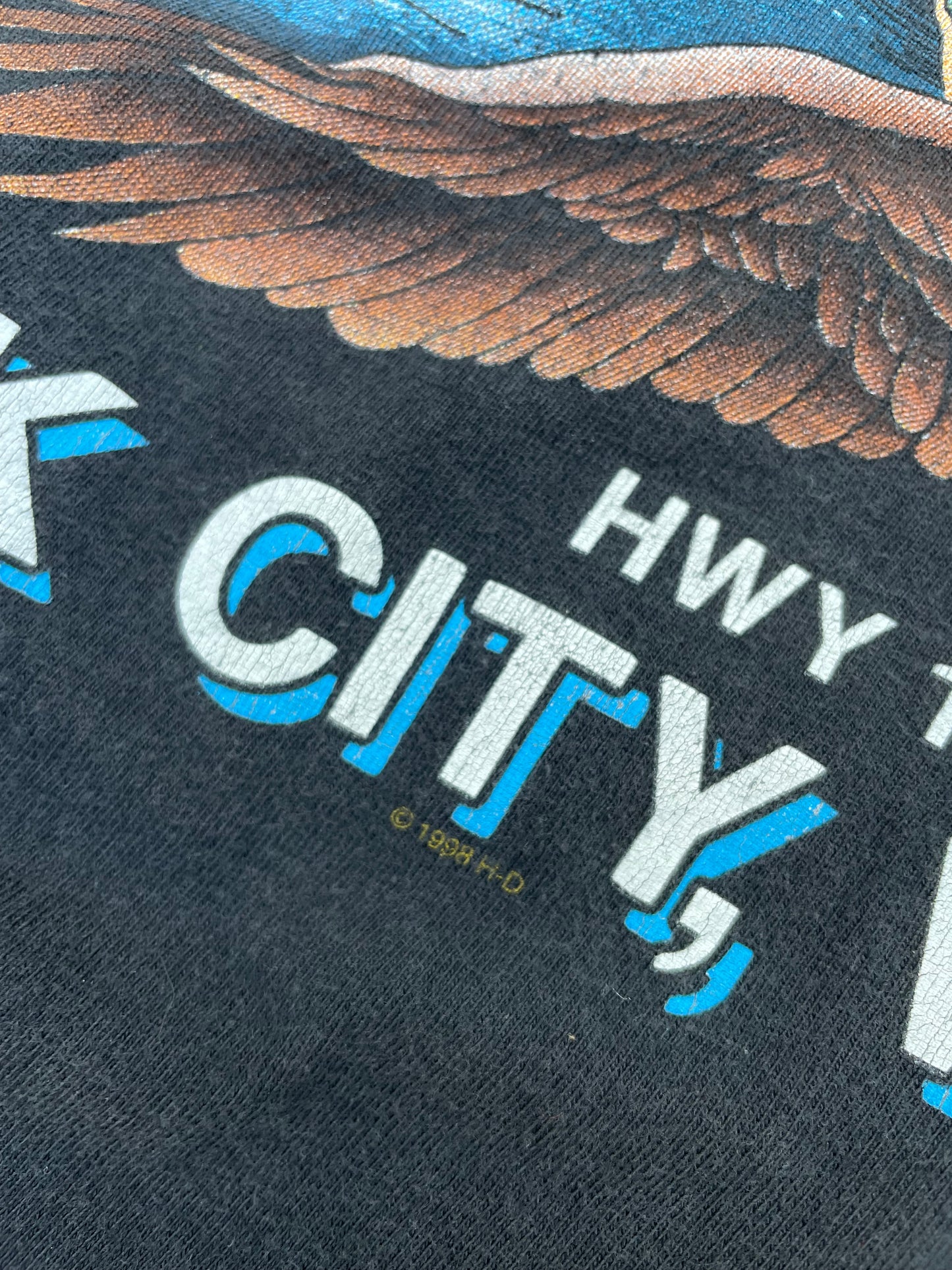 Vintage 1998 Sauk City Harley Davidson Tee