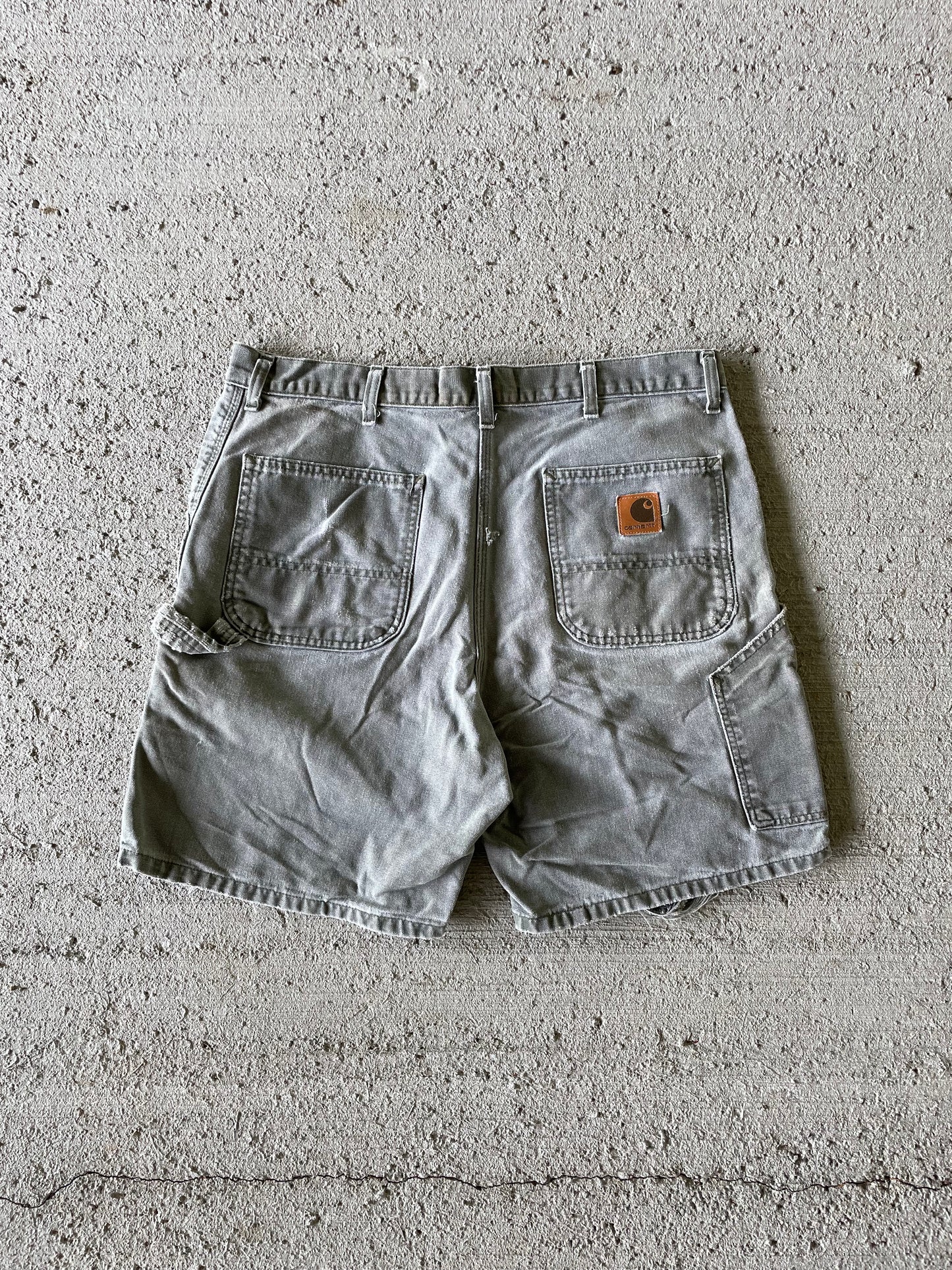 2000s Distressed Olive Carhartt Shorts