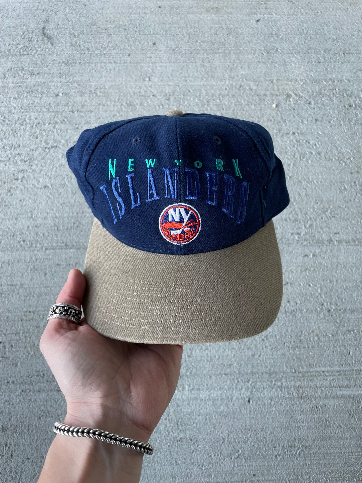 90s NY Islanders Strapback Hat