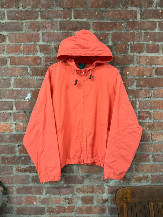 Vintage 90s J. Crew Anorak Lightweight Zip-Up Jacket