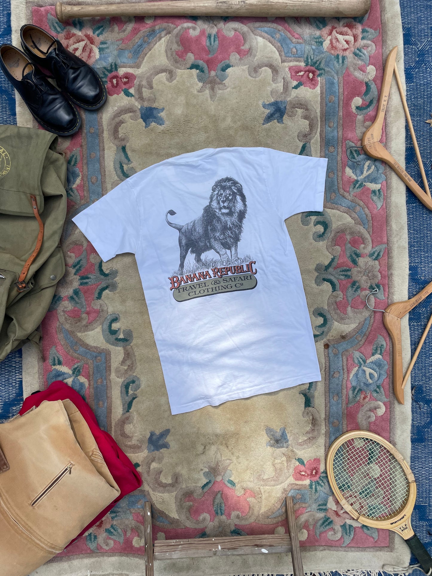 Vintage 1990s Banana Republic Safari Lion Tee