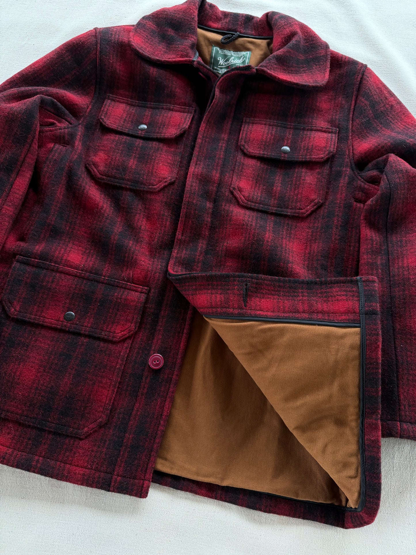 Woolrich Mackinaw Buffalo Plaid Hunting Jacket