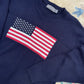 Vintage 1990s David Taylor American Flag Knit Sweater