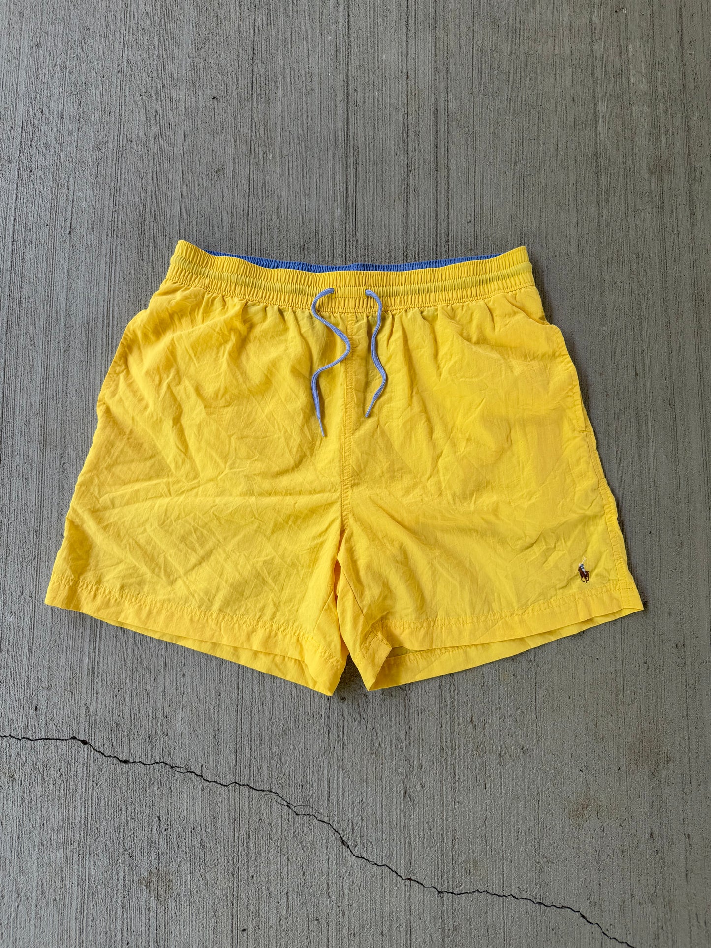 Vintage Polo Ralph Lauren Yellow Swim Trunks