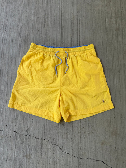 Vintage Polo Ralph Lauren Yellow Swim Trunks