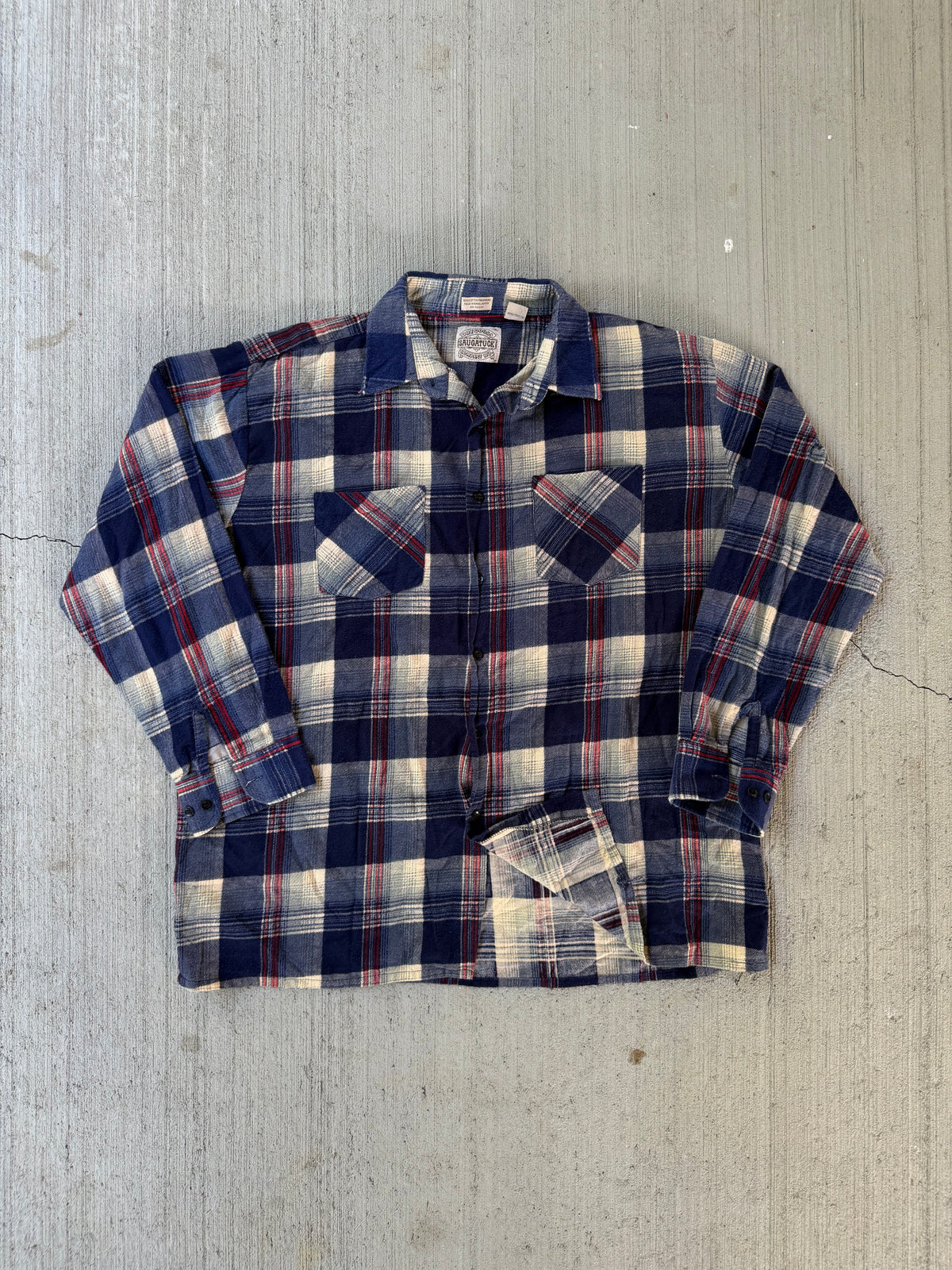 Vintage 1990s Saugatuck Lightweight Cotton Flannel