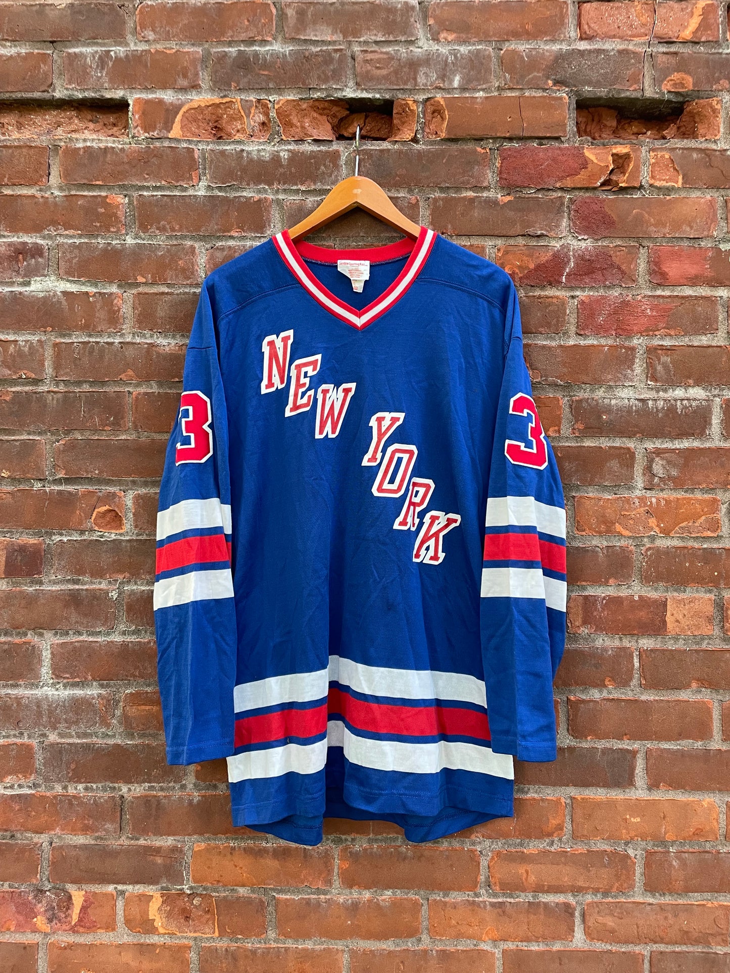 70s NY Rangers Hockey Jersey