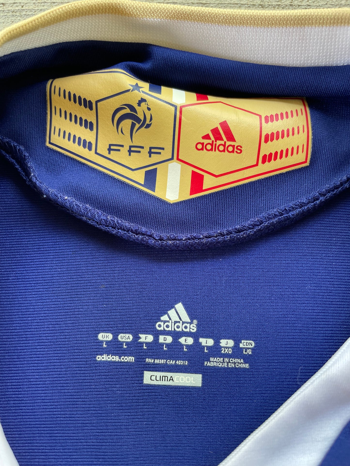 2009 Thierry Henry France Adidas Jersey