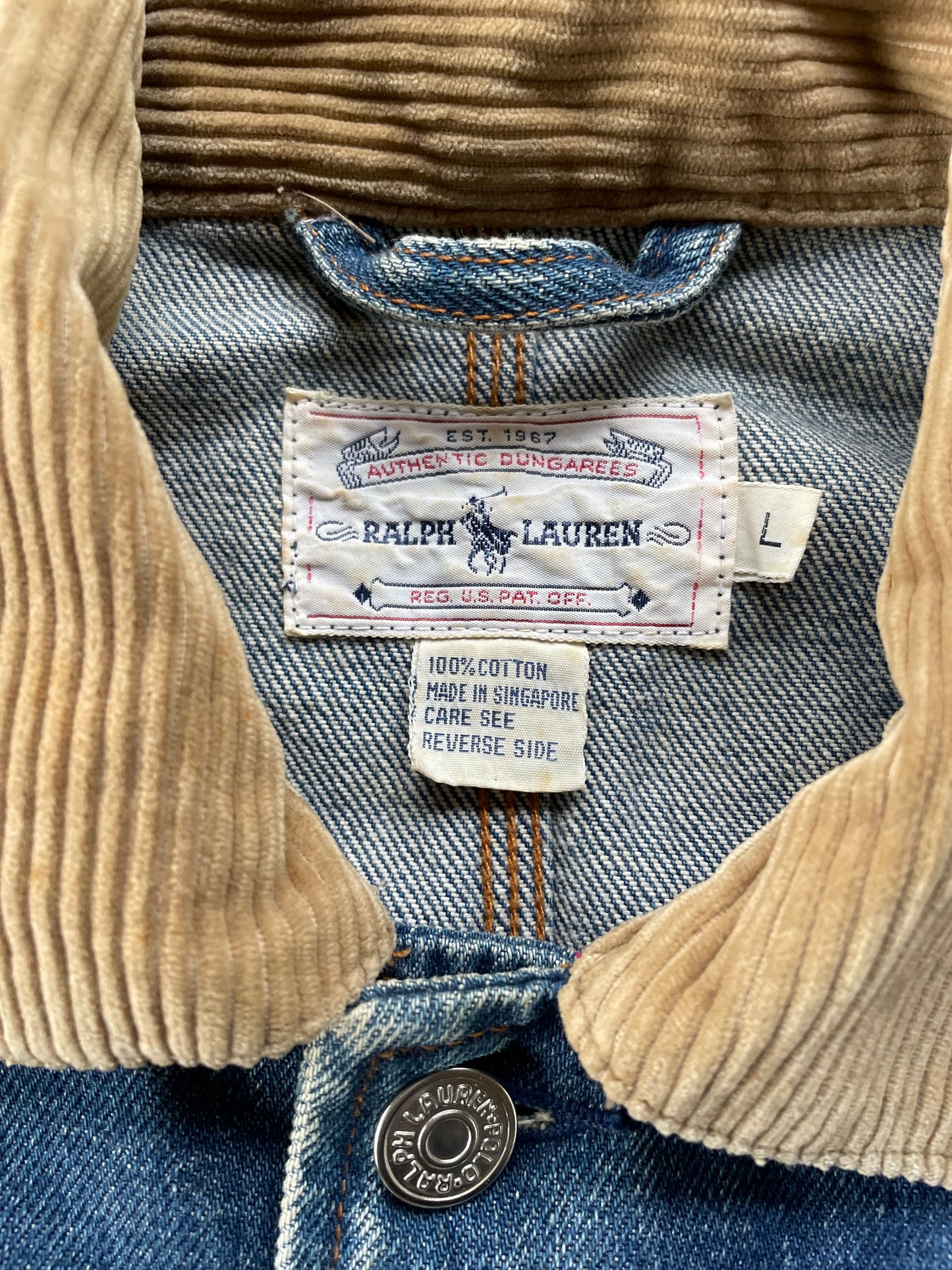 80s Ralph Lauren Denim Chore Jacket