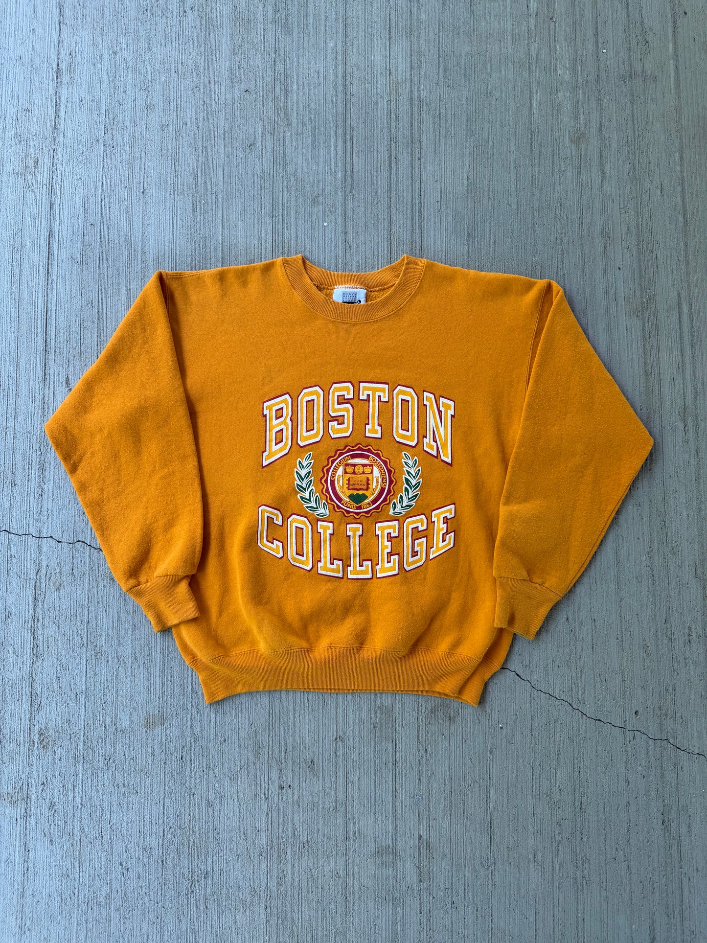 Vintage 90s Boston College Crewneck Sweatshirt