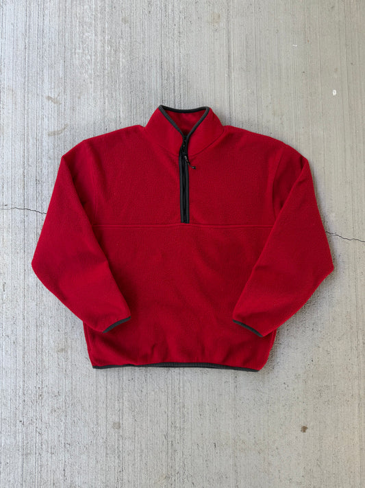 Vintage 1990s Old Navy Half-zip Fleece
