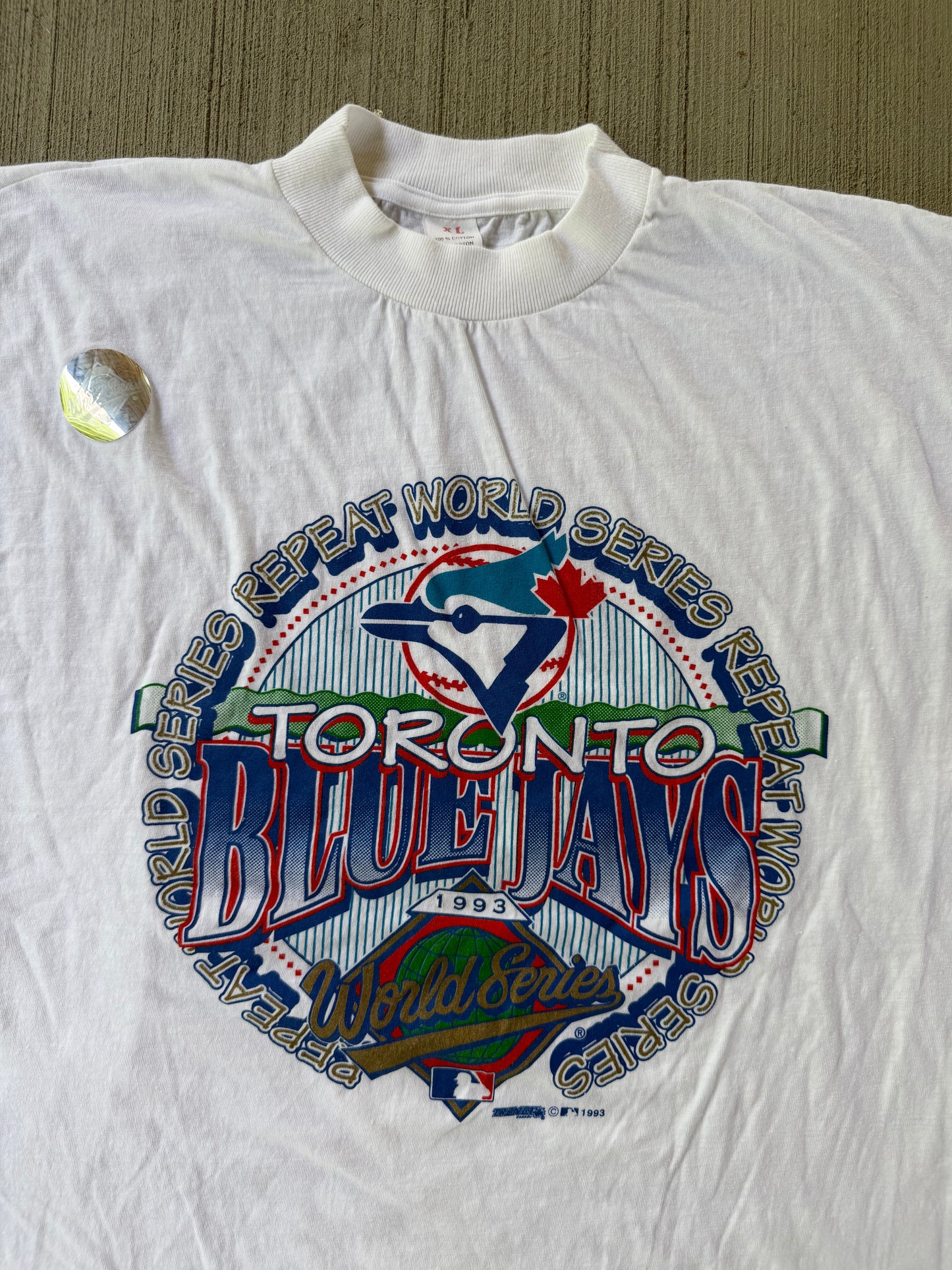 Vintage 1993 Toronto Blue Jays World Series Tee