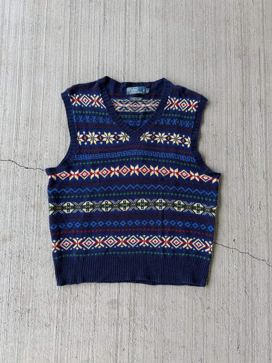 Vintage 2005 Polo Ralph Lauren Fair Isle Sweater Vest