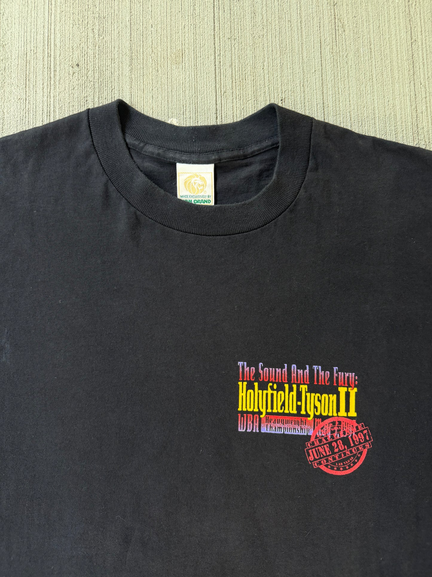 Vintage 1997 Holyfield Tyson II Tee