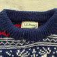Vintage 1980s L.L. Bean Wool Reindeer Sweater