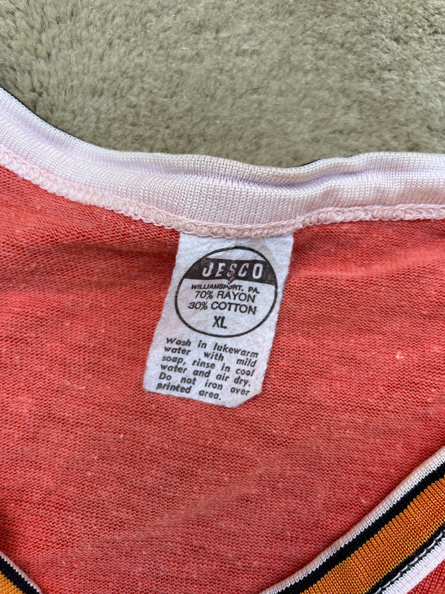 Vintage 1970s Agawam Fire Dept. Tee