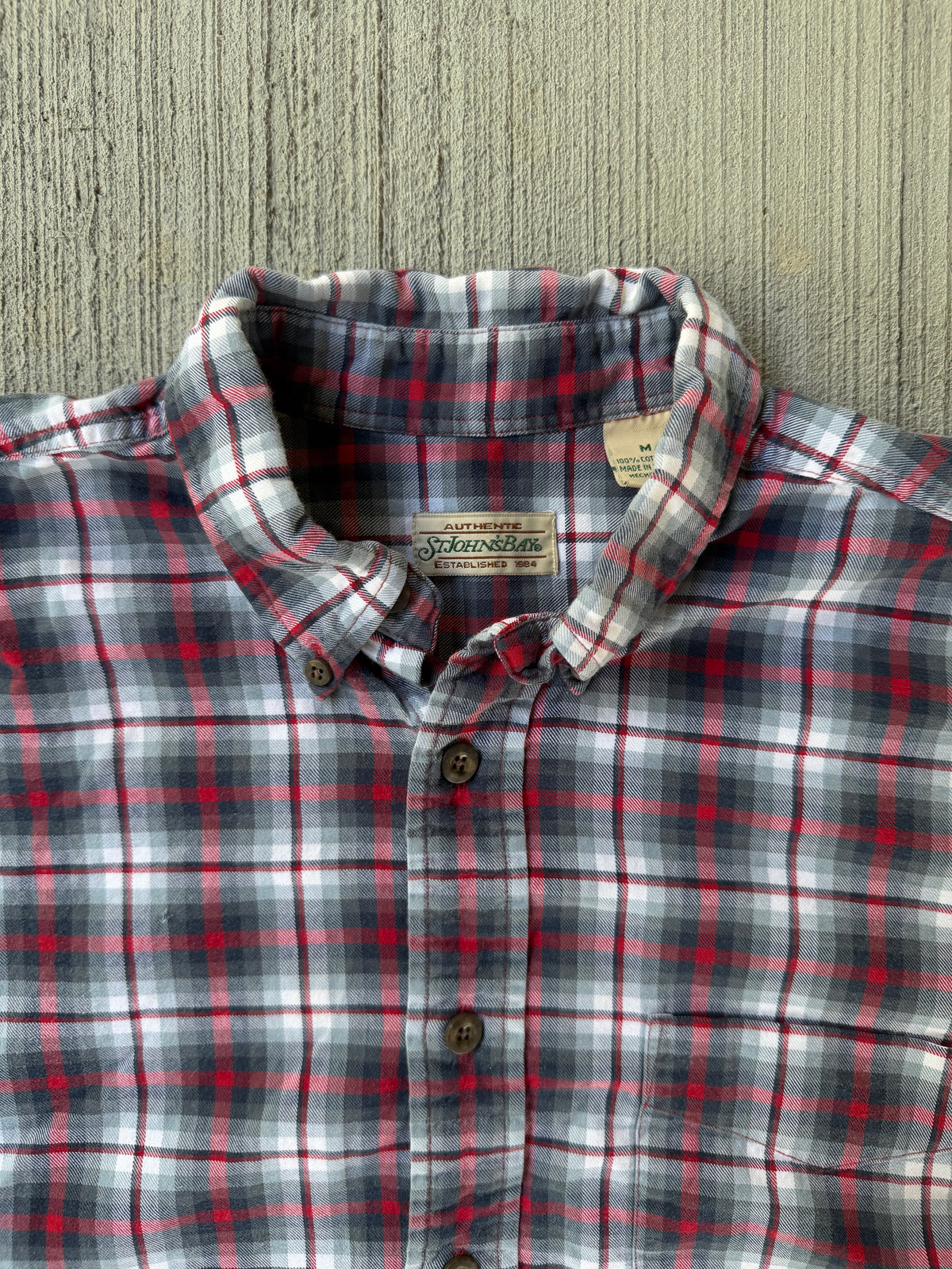 Vintage 1990s St. John’s Bay Plaid Flannel