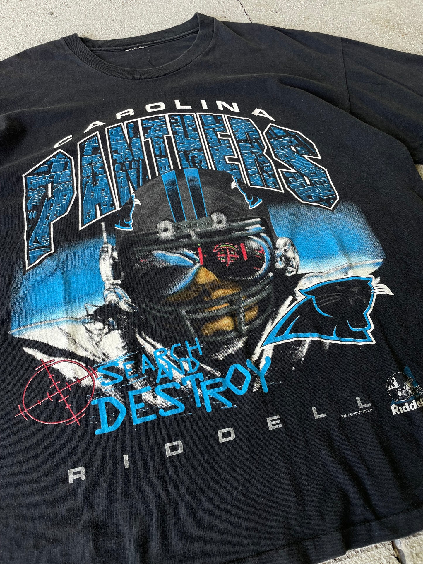 1997 Carolina Panthers Riddell Tee