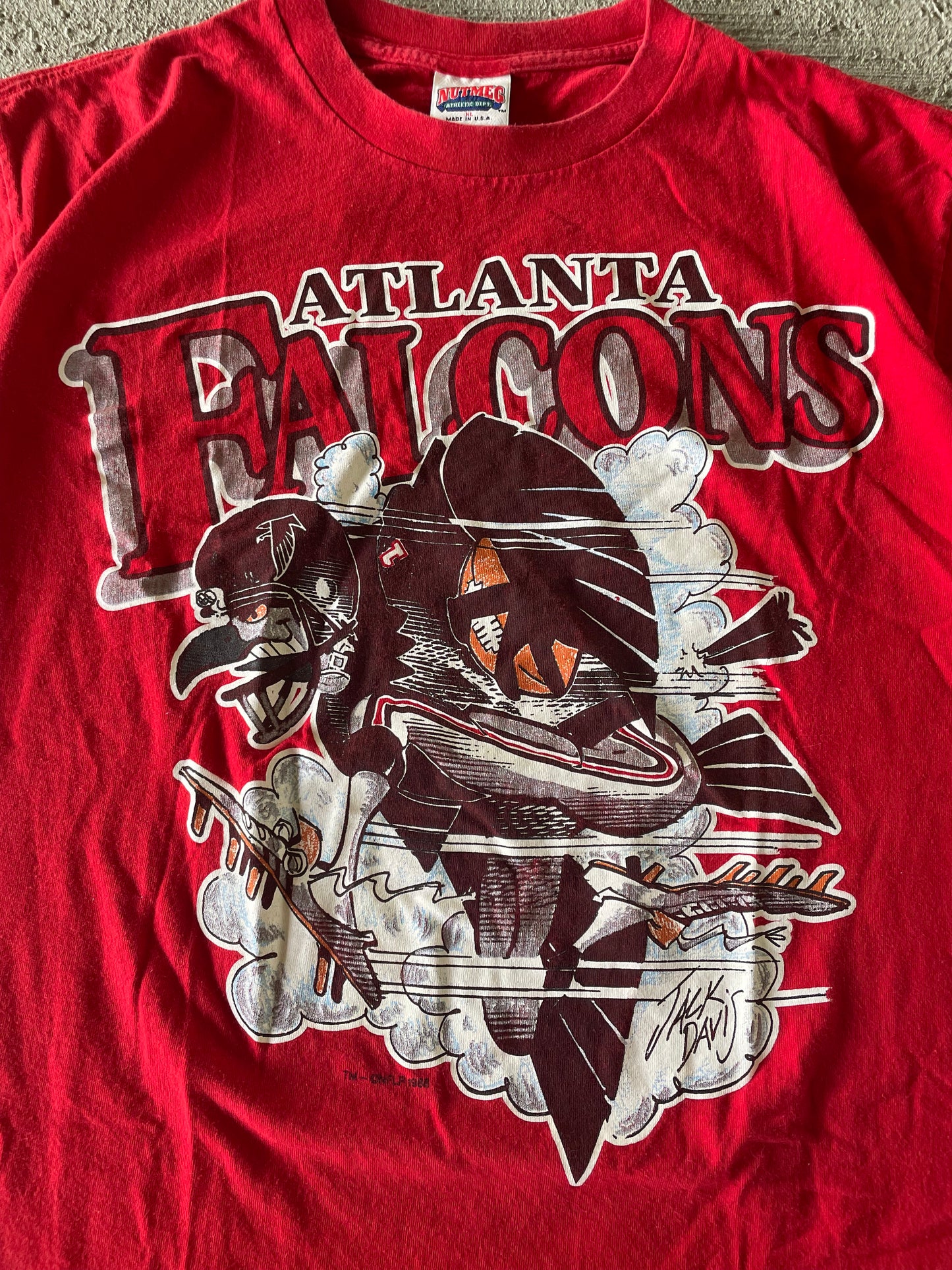 1988 Atlanta Falcons Jack Davis Tee