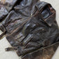 Vintage 90s Faded Leather Biker Jacket