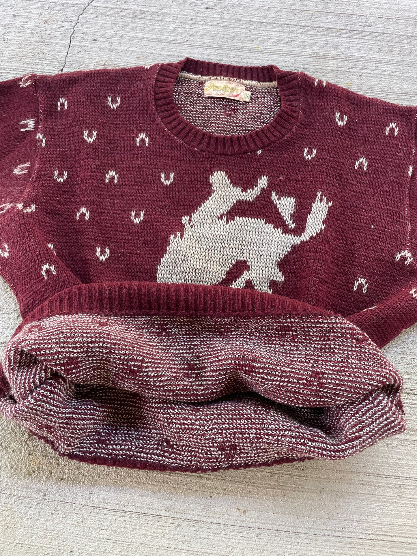 1930s Jantzen Rodeo Sweater