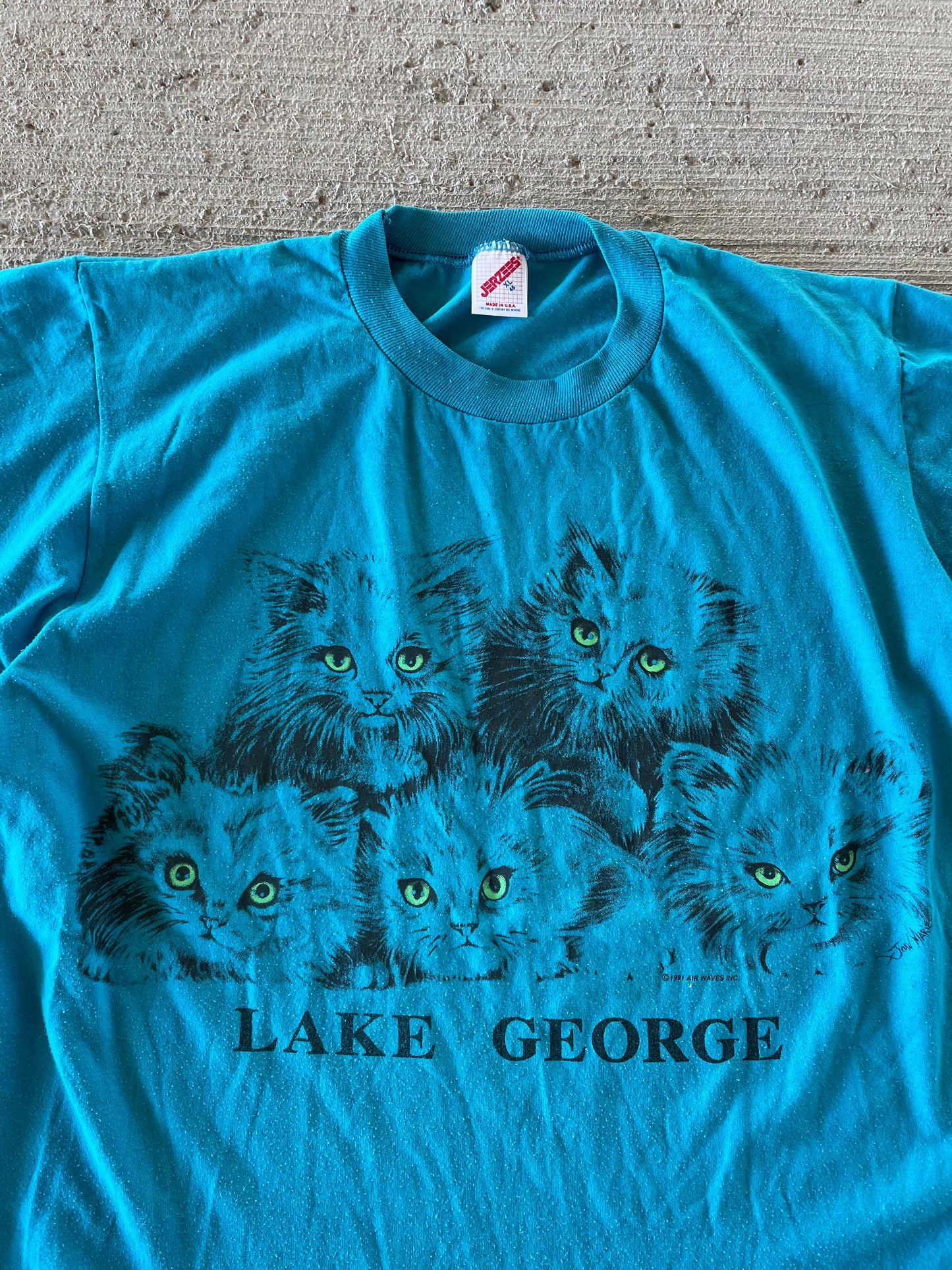 1991 Lake George Cats tee