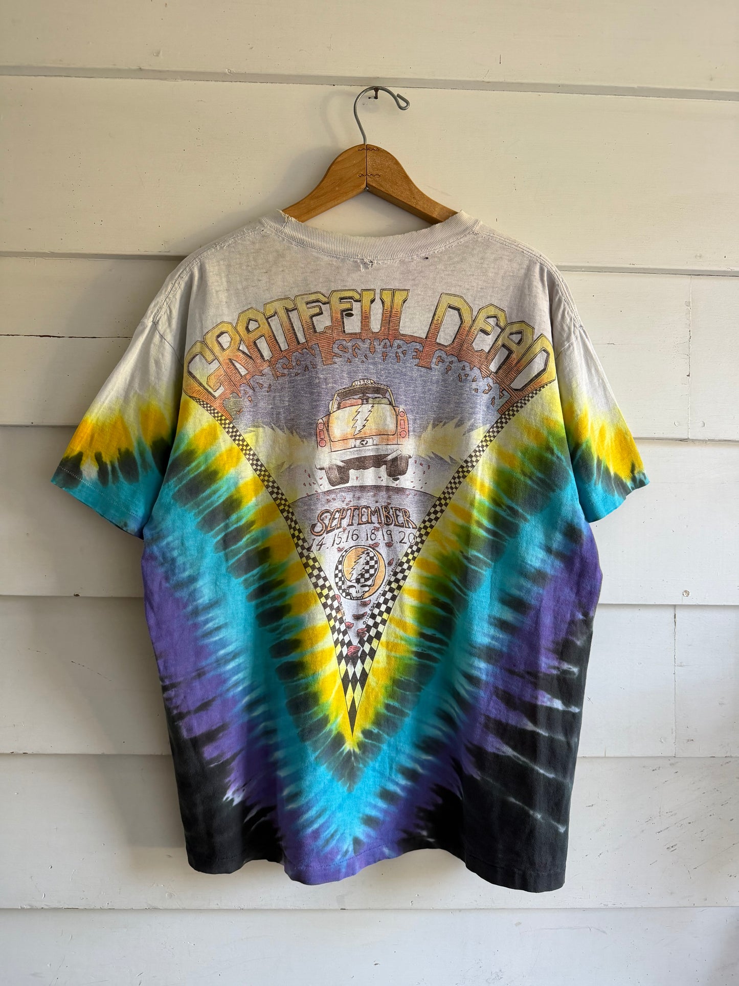 Vintage 1990 Grateful Dead MSG NYC Taxi Tee