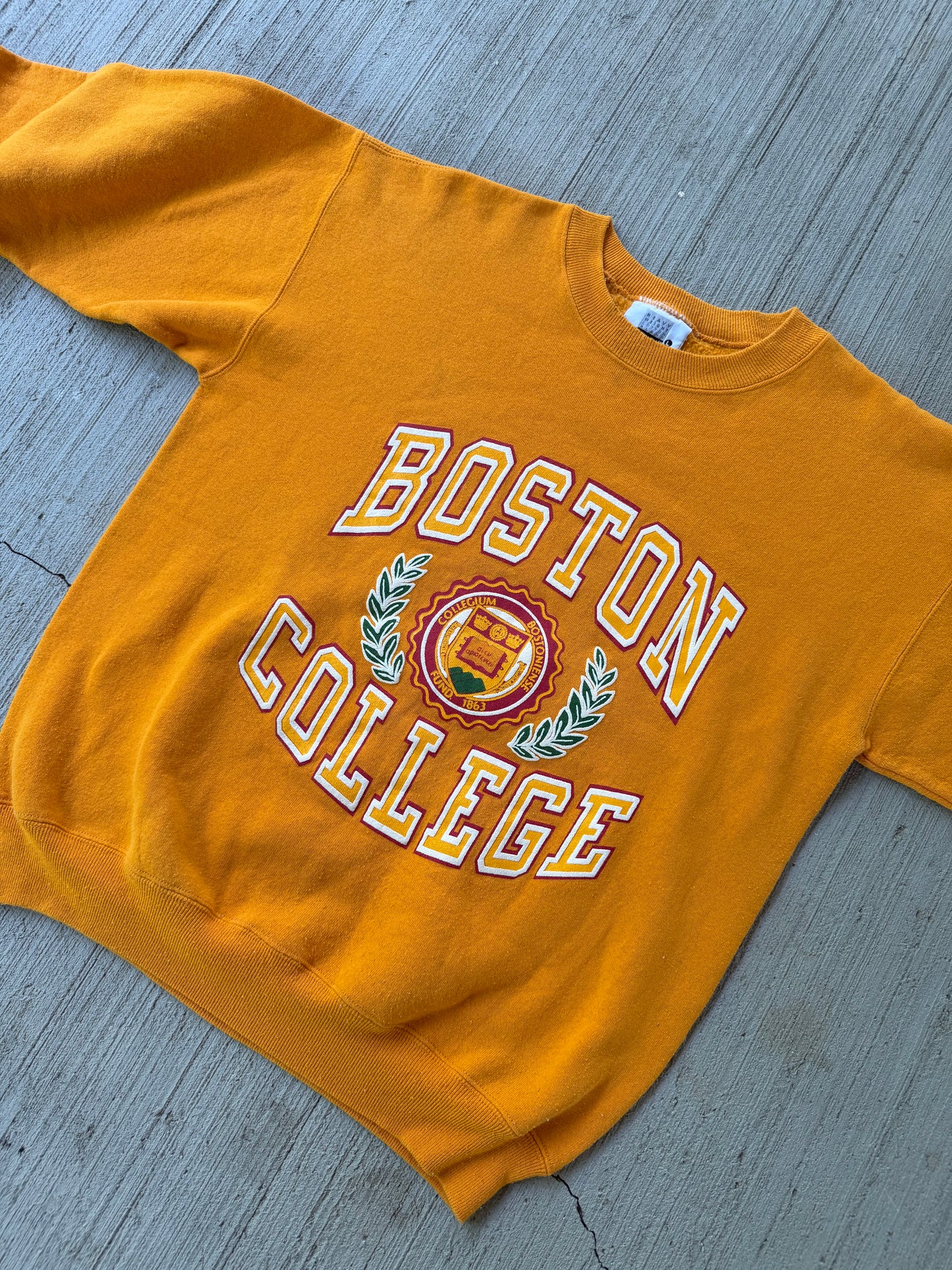 Vintage 90s Boston College Crewneck Sweatshirt
