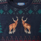 Vintage 90s Pendleton Wool Deer Sweater