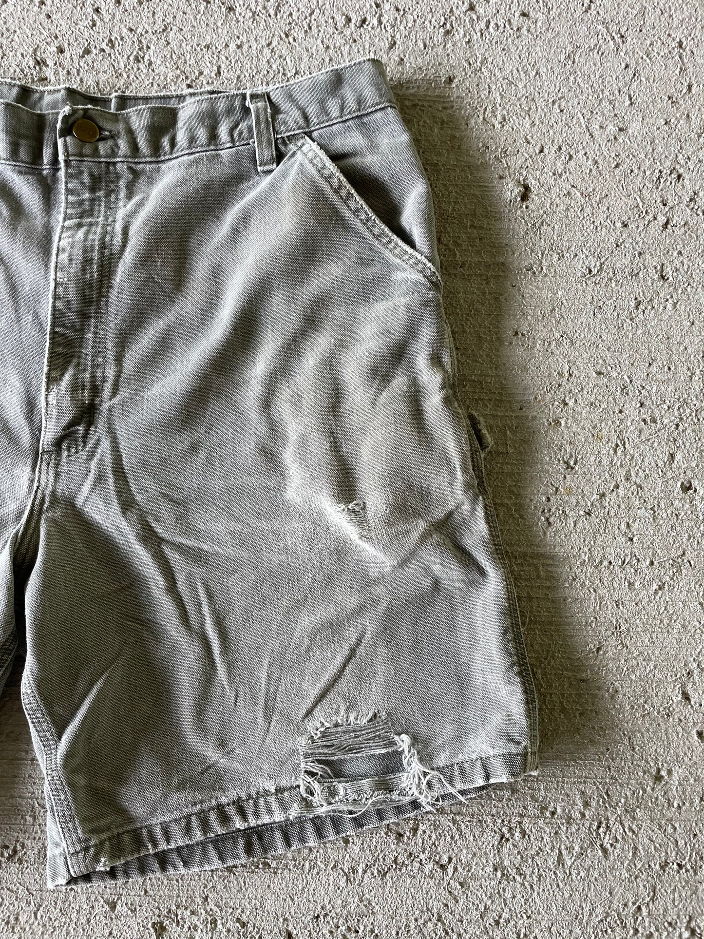 2000s Distressed Olive Carhartt Shorts