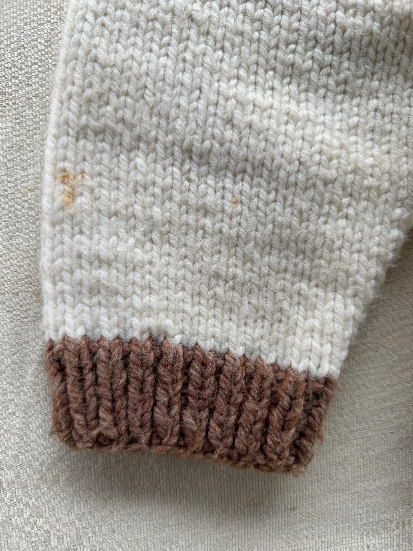 Vintage 1950s/60s Cowichan Deer Cardigan