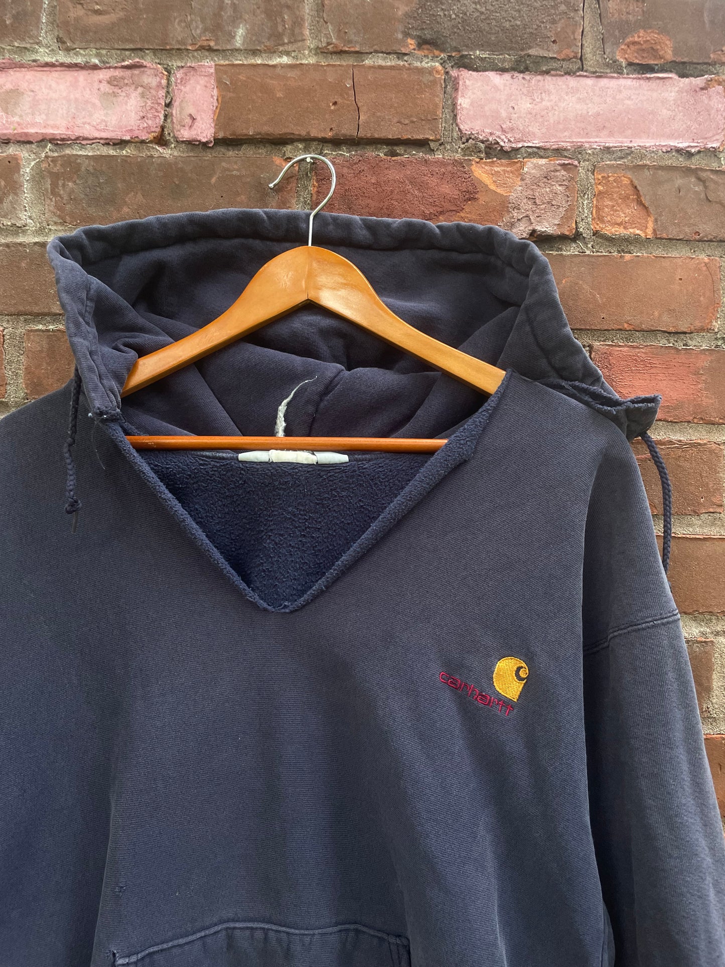 80s Thrashed Carhartt Rugged Wear Hoodie