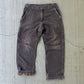 Vintage 2000s Carhartt Fleece Lined Distressed Pants