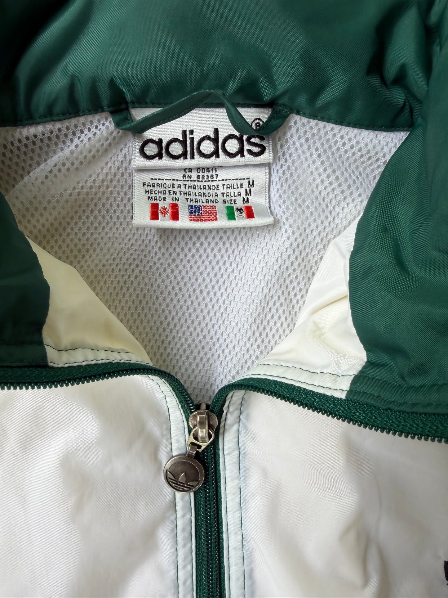Vintage 90s Adidas Windbreaker Track Jacket