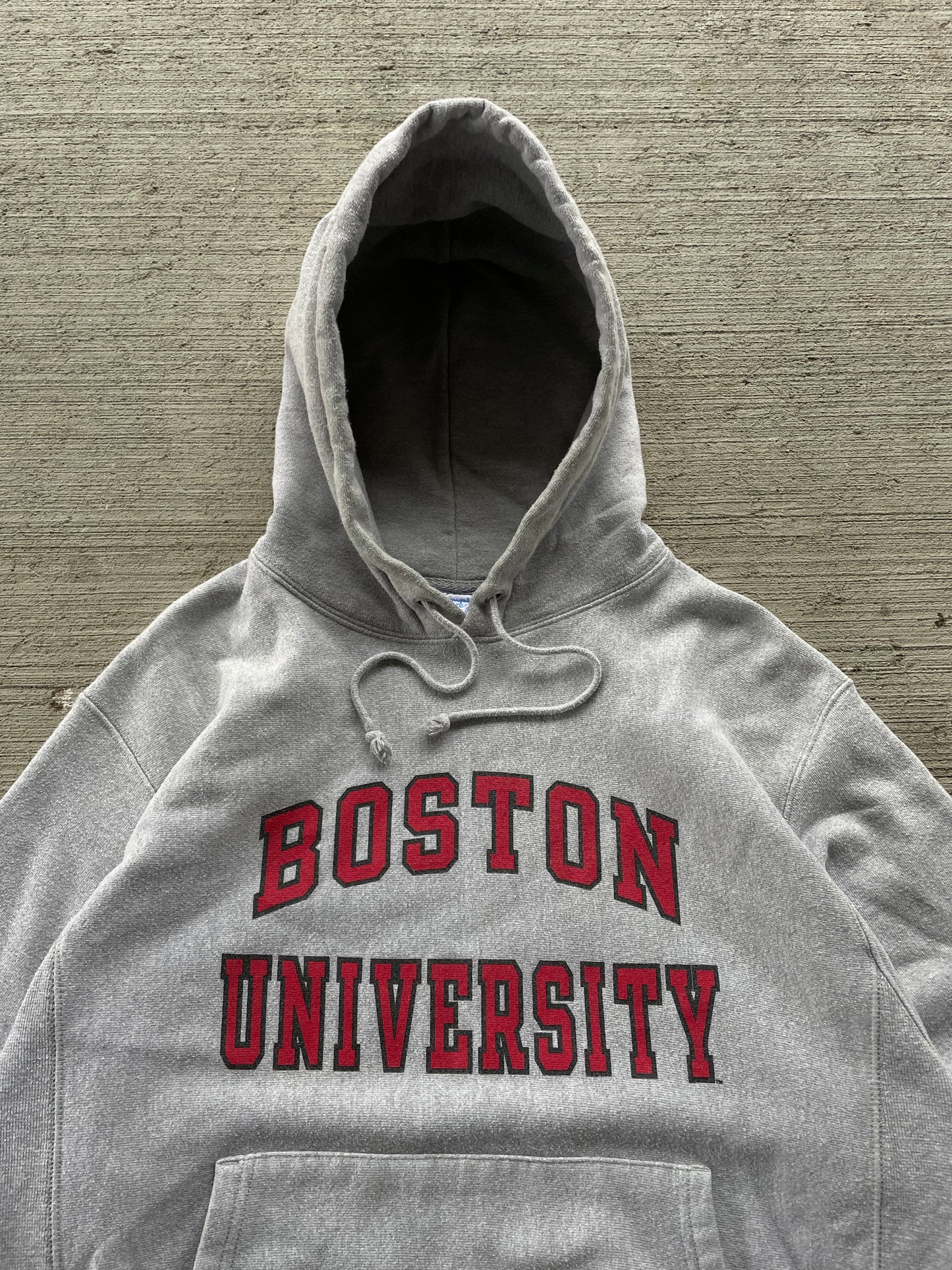 Boston University Champion Reverse Weave Hoodie