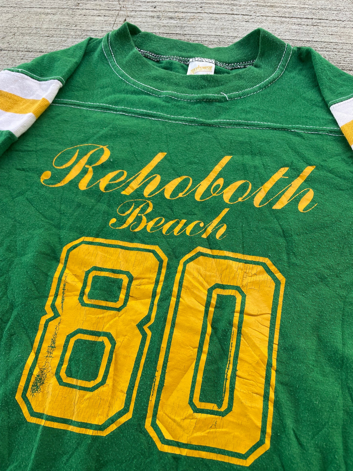 80s Rehoboth Beach Football Tee