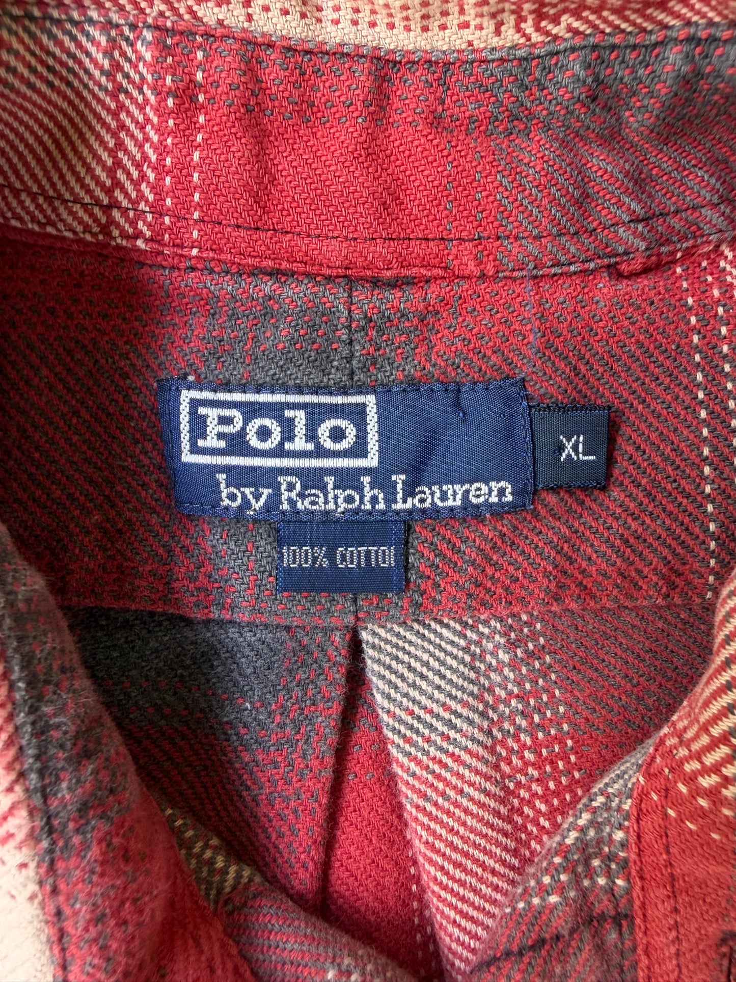 Vintage 90s Polo Ralph Lauren Plaid Flannel