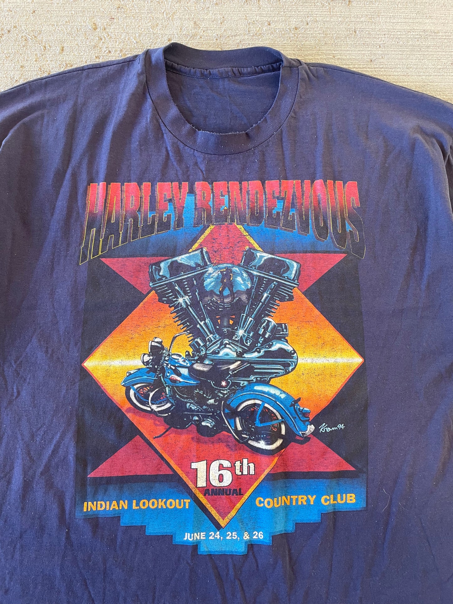 1994 Harley Rendezvous Tee