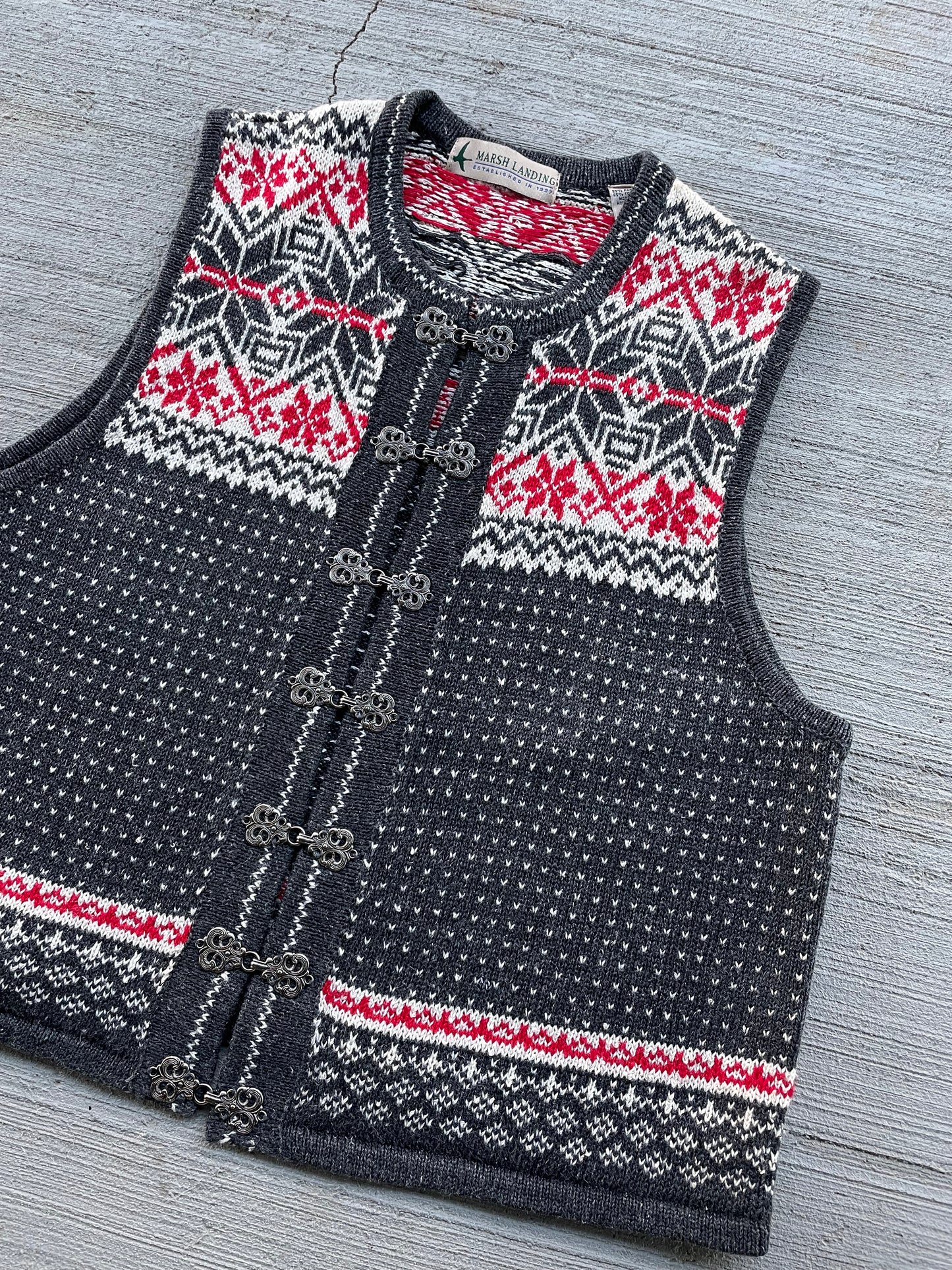 90s Marsh Landing Icelandic Sweater Vest