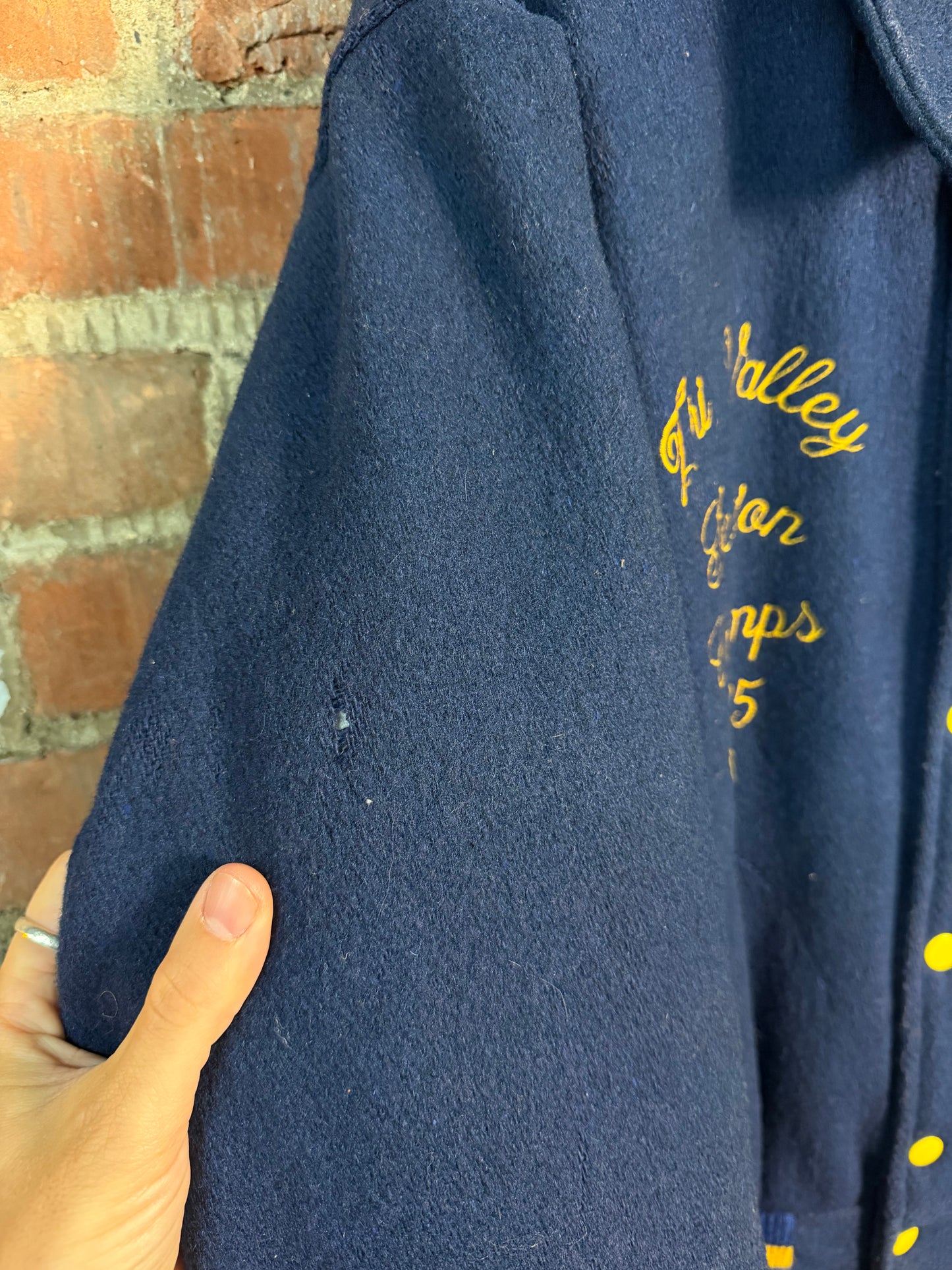 Vintage 1985 Mayfield Cross Country Varsity Jacket