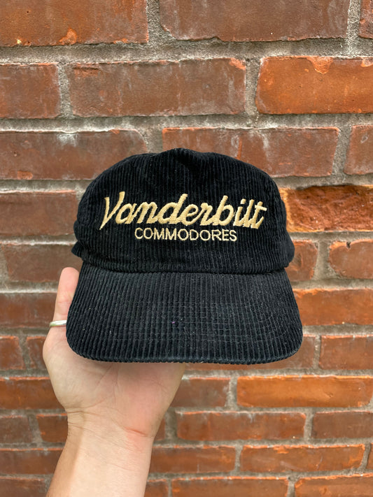 80s Vanderbilt Corduroy Sports Specialties Hat