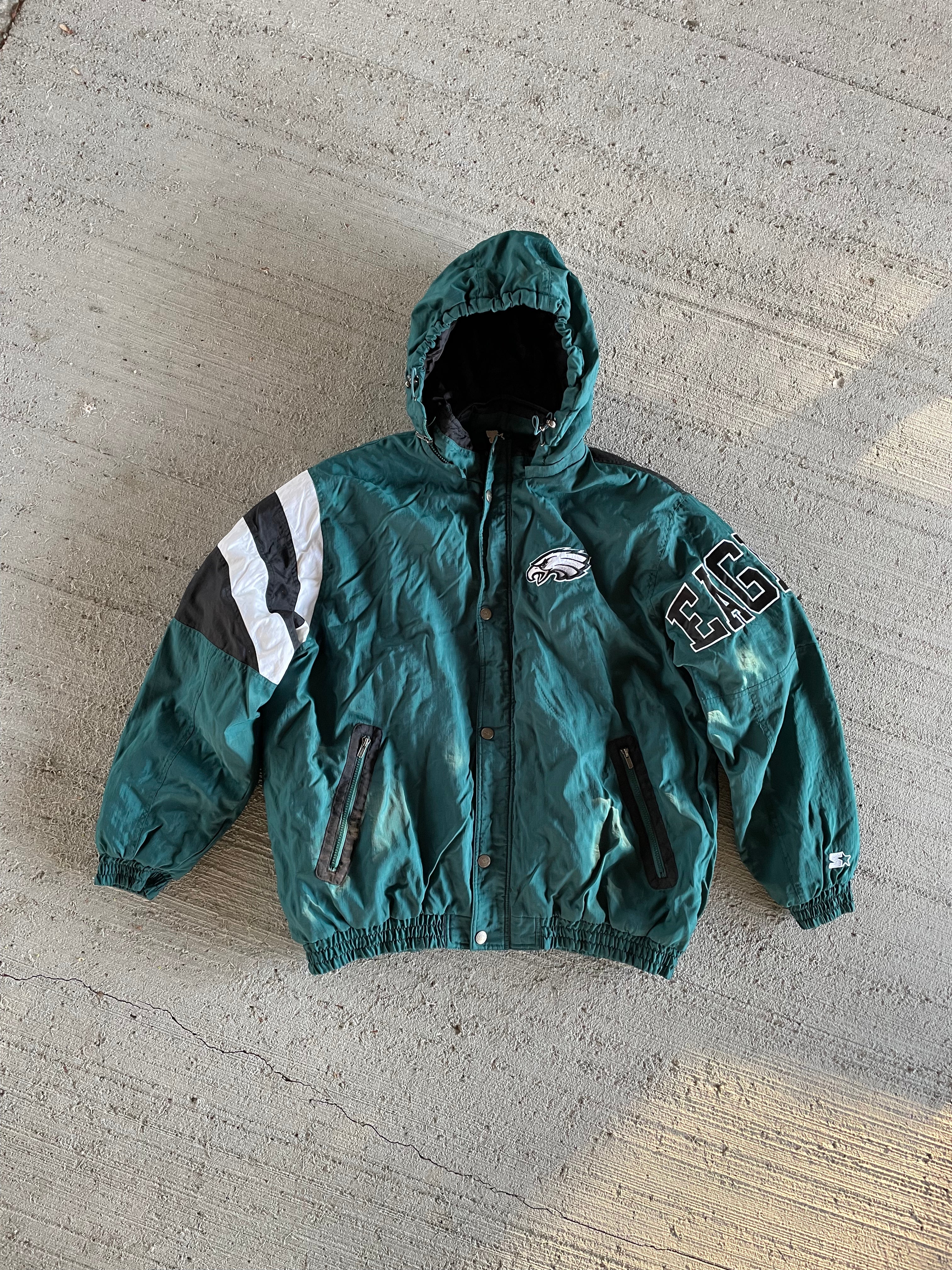 90s eagles 2025 starter jacket