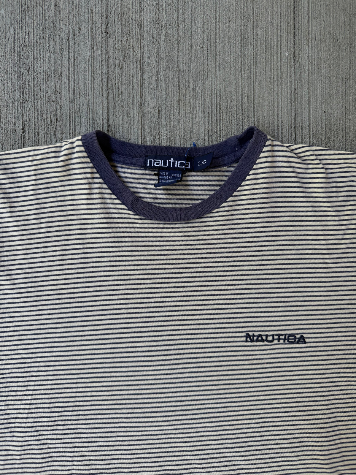 Vintage 1990s Nautica Striped Tee